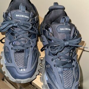 Balenciaga Dark Blue Athletic Shoes